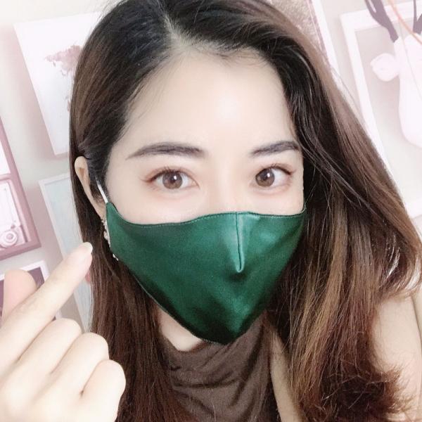 High End 100% Pure Mulberry Silk Face Mask washable breathing mouth Mask