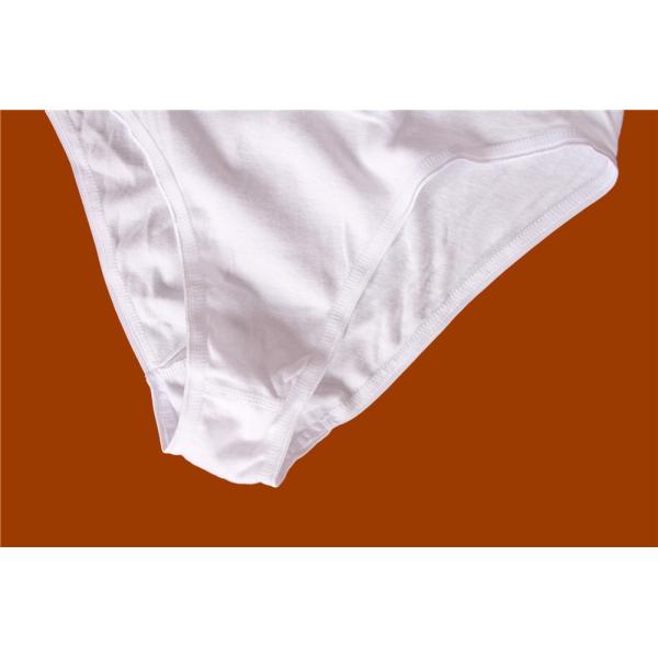 White Pure Cotton Ladies Briefs Breathable Womens Seamless Briefs