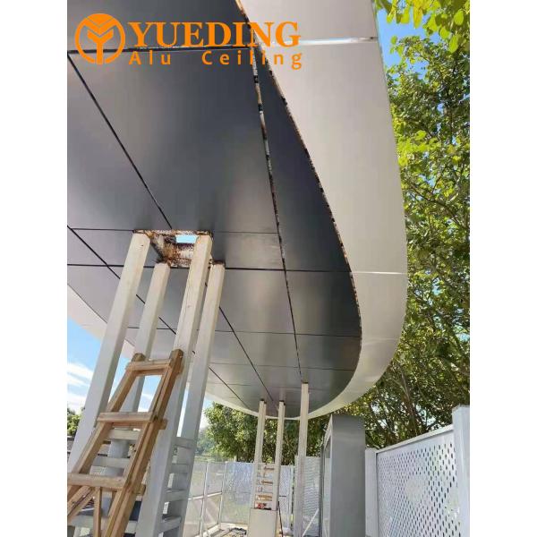 Cylindrical Square Column Aluminum Plate Customized Arc Shaped Hyperbolic Double Arc
