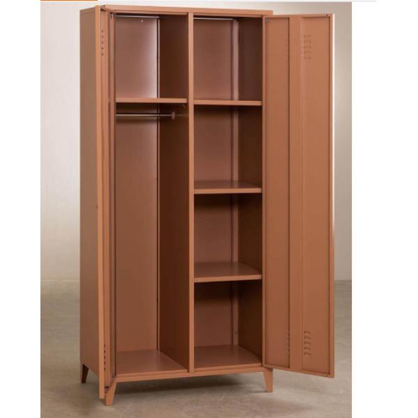 Room Furniture 2 Door Metal Home Storage Lockers Steel Living Room