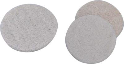 Round Loofah Body Scrubber Facial Cleaning Pad 6 X 6 Cm Natural Bath Scrubber