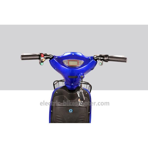 Blue Pedal Assisted Electric Scooter , 18