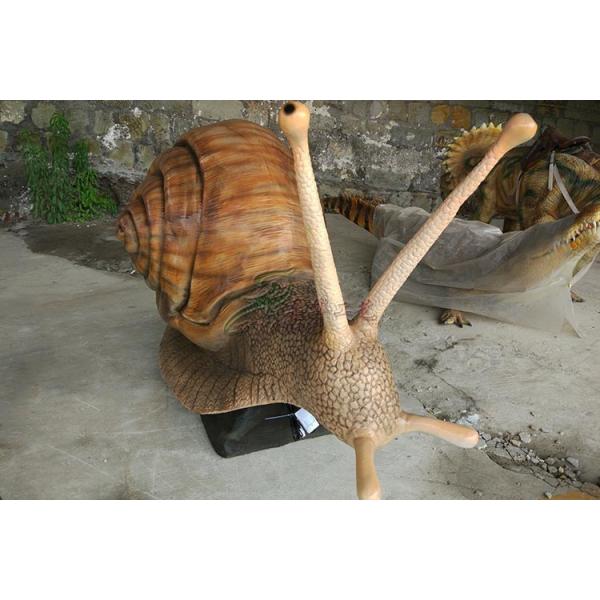 Lovely Animatronic Snail Indoor Outdoor Theme Park Simulation Insects
