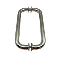 Amostra 1-3 dias úteis Manobra de porta de vidro de aço inoxidável 304 para porta deslizante de vidro