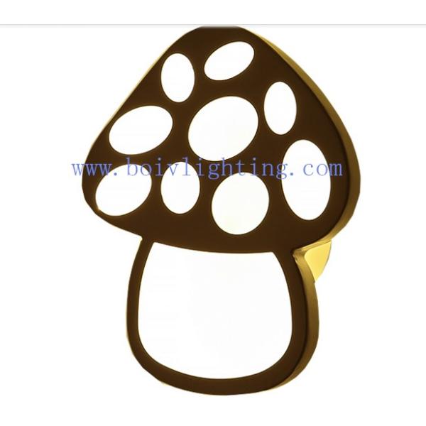 Modern LED Wall Lamp Fixture Small Mushroom Wall Lighting For Childrn