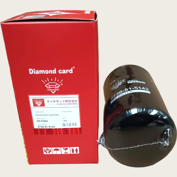 High quality 6736-51-5142 11E1-70120 LF3349 for 6D102 Engine Oil Filter