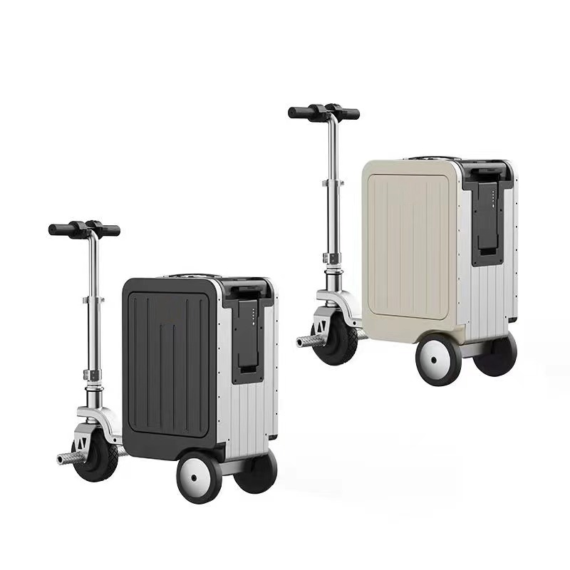 2025 Top Sale Unisex 20-inch  Smart Suitcase, Rideable and Multifunctional, Universal Wheels, Unisex PC Luggage