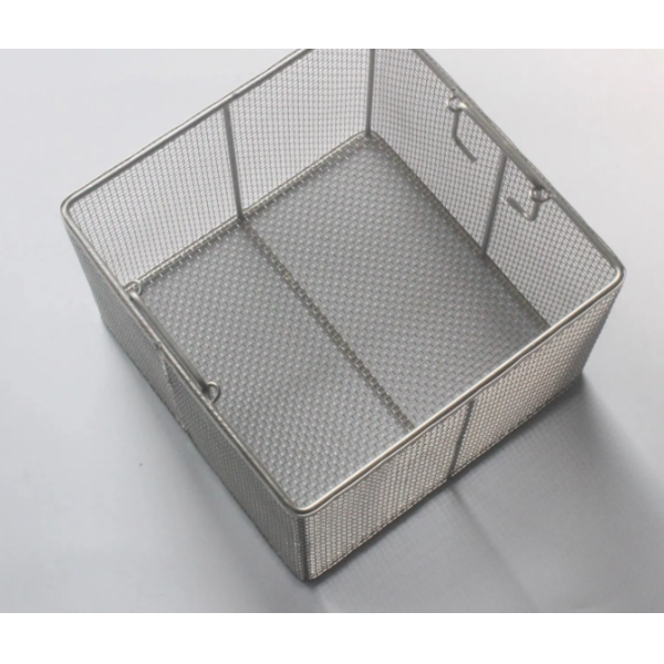 French Chip Frying Servings Stainless Steel Wire Mesh Basket