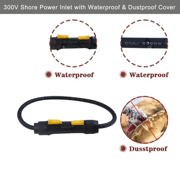 20A PowerCon True1 câble d'alimentation CA de mâle à femelle 12AWG