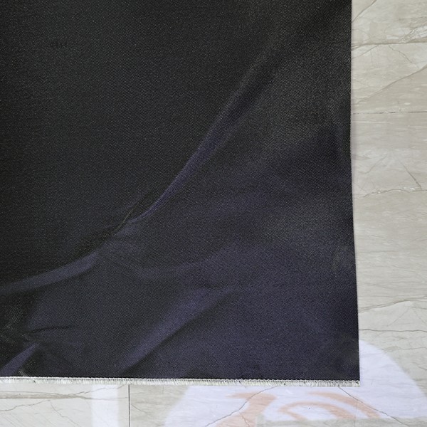 Textured Fireproof Heat Insulation Fiberglass Cloth With SS Wire Reinforcement