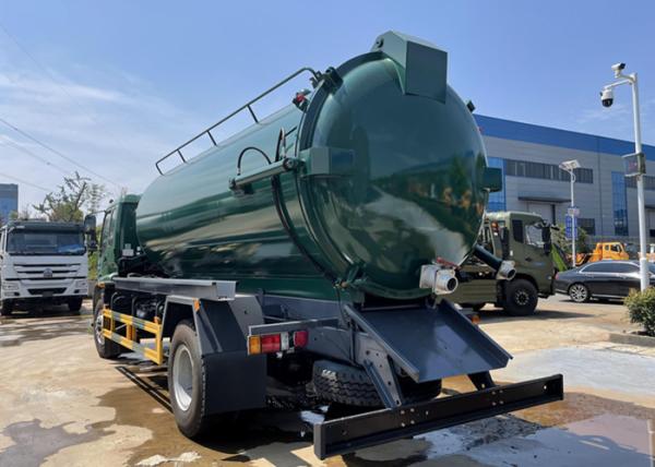 Caminhão de fossa séptica do vácuo de LHD ISUZU 4x2 10000L para a limpeza do esgoto