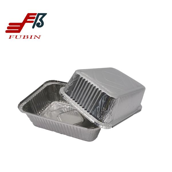 Hot sell almunium foil Hotel restaurant Foil Box Disposable Airline almunium Foil Container For Food alufoil