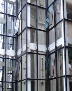 Isolamento acústico Janela de vidro de alumínio Fácil instalação