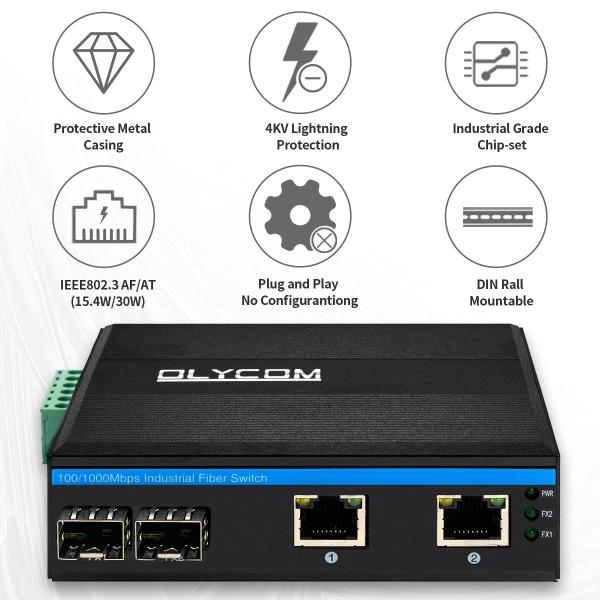 Interruptor 48v do ponto de entrada de 4 ethernet da rede do gigabit dos portos do ponto de entrada mini Unmanaged