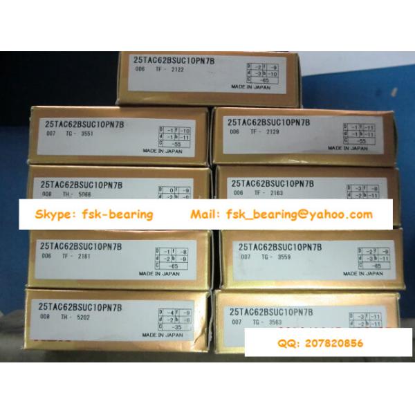 China Angular Contact Ball Bearing NSK 25TAC62BSUC10PN7B Ball Screw Bearings