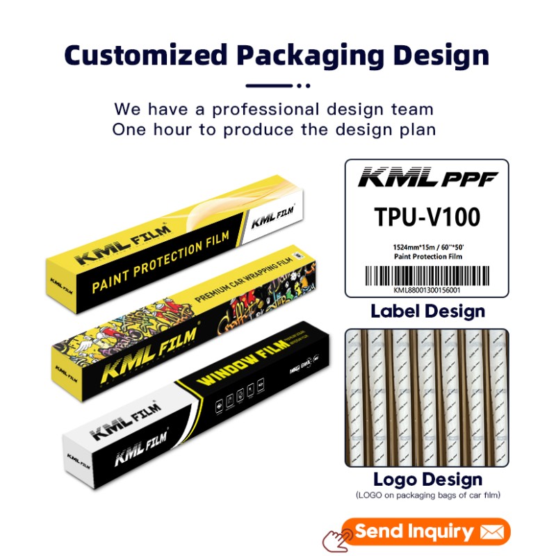 Removable tpu paint protection film matte clear wrap car 0.99 UV Rejection