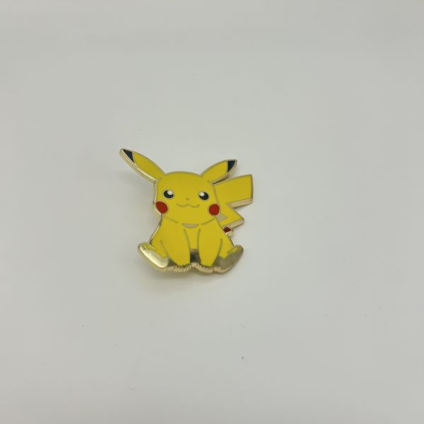Cartoon Pokemon Pikachu Enamel Lapel Pin,Cute Sitting Pikachu Enamel Pin