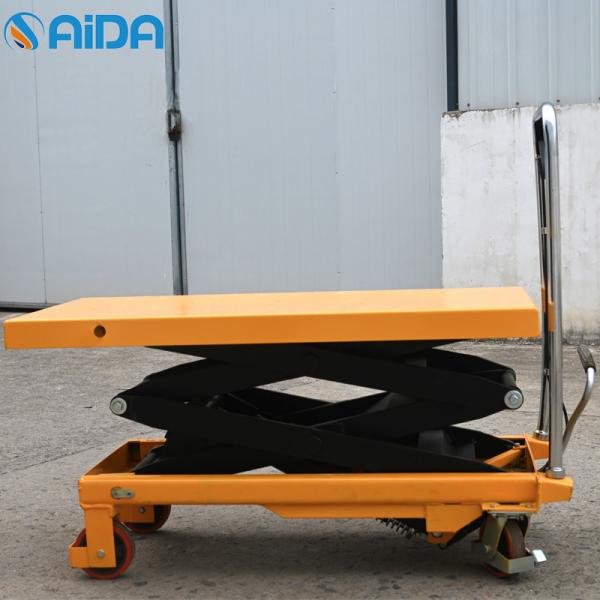 105 Kg Capacity Hydraulic Table Lifter Foot Pedal Lifts To 1300 Mm Height