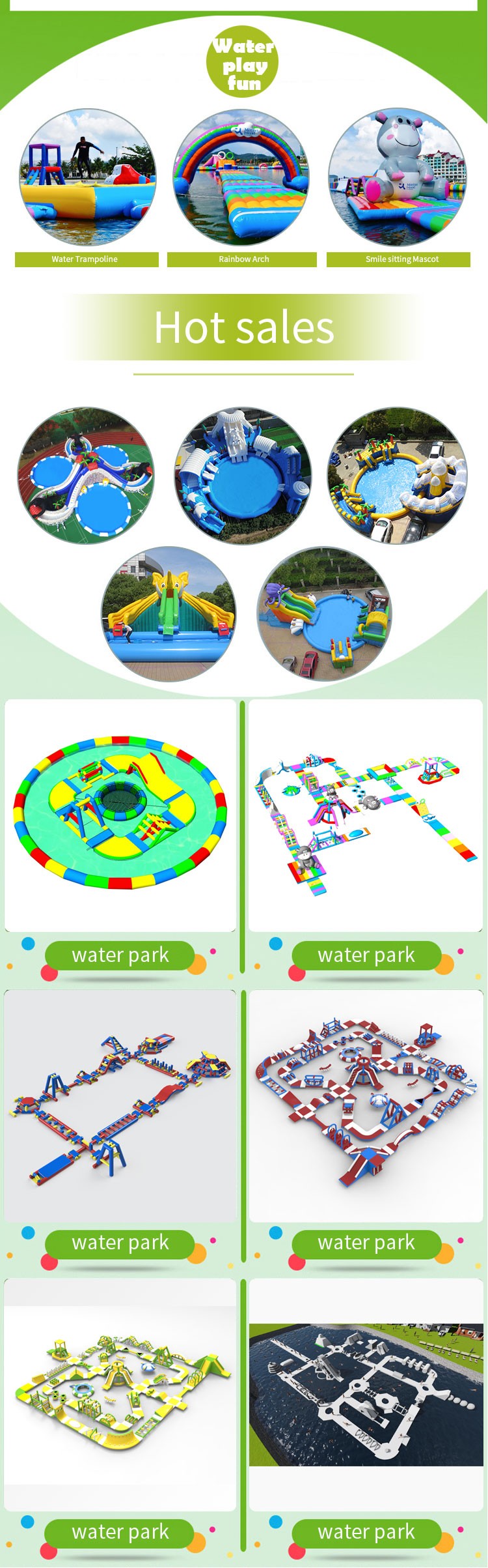 Outdoor Sea Aqua Water Adults Floating Water Park for Sale China Factory Price