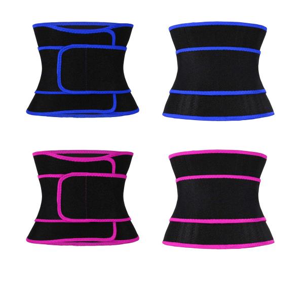 Двойной тренер талии разминки пояса триммера талии велкро вспотел пояс