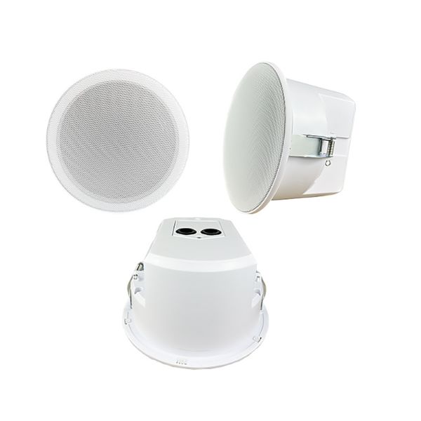 FL-60B OEM ODM 5 Inch 6W/3W ABS Enclosure Ceiling Speaker 100V Loudspeaker
