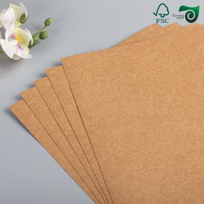 FSC Virgin Reddish Brown Kraft Wrapping Paper Rolls For Custom Wrapping Boxes