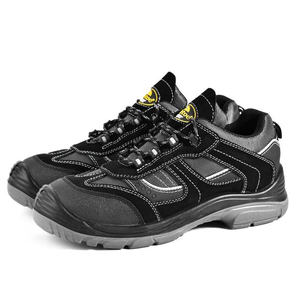 S1P SRC Safety Shoes Work Boots Real Leather Steel Toe Waterproof Boots