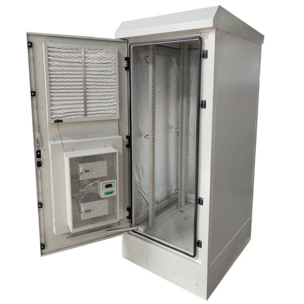 IP55 19 Inch Rack Outdoor Telecom Cabinet With Centrifugal Fan
