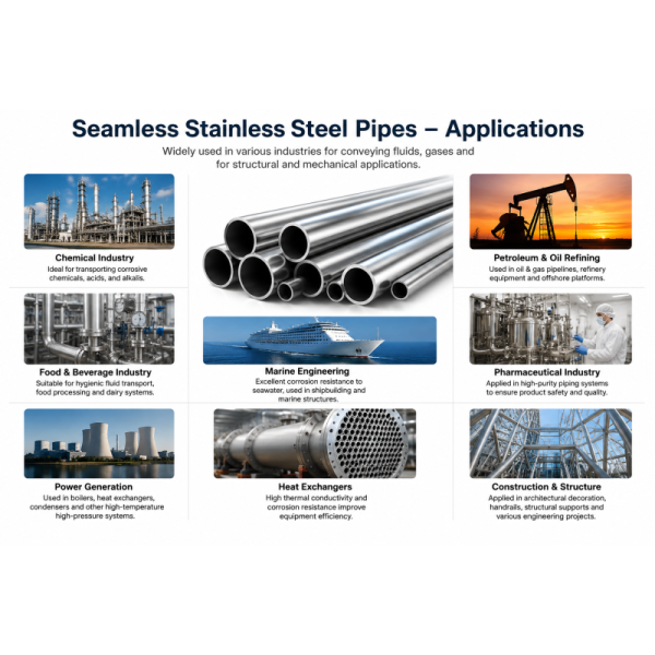 ASTM A312 316/316L Seamless Stainless Steel Pipe - Corrosion Resistant with Customized Dimensions for Industrial Applications