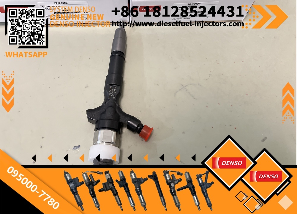 Common Rail Fuel Injector 095000-7780 23670-39316 for Toyota Hilux Prado 1KD-FTV 3.0L Diesel Engine