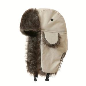 Unisex Warm Trapper Winter Hat Windproof Wateproof For Extreme Cold Weather