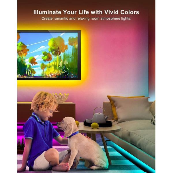 USB светодиодные световые ленты интеллектуальный пульт Bluetooth музыка 5050 световой ленты набор