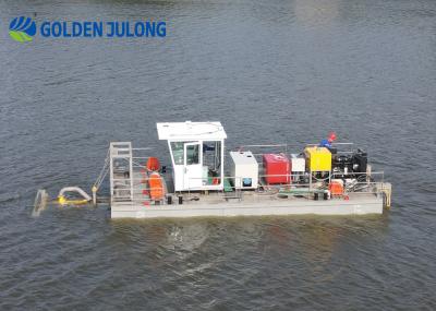 Hydraulic Auger Head Suction Self Propelled Dredge For Shallow Dredging