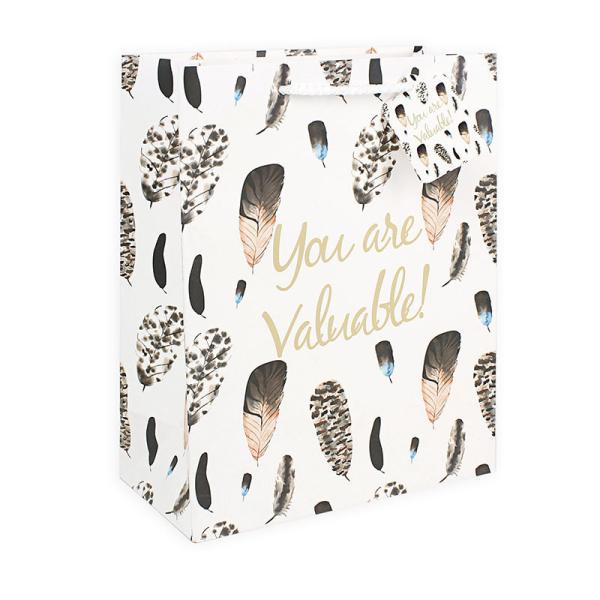 Thickness custom 300gsm paper bag logo printed tool packaging bags