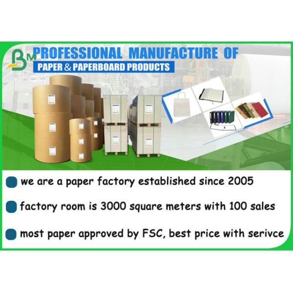 Eco - rollo de papel amistoso 140gram de la impresión en offset para la bolsa de papel