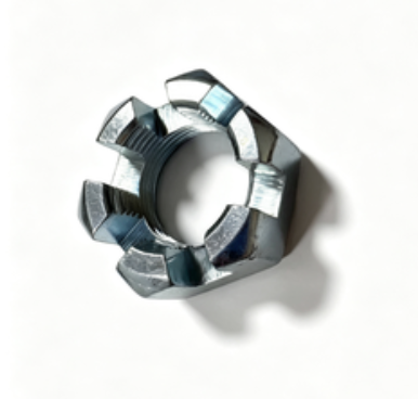 Thin Slotted Hexagon Castle Nut DIN 979 For Aerospace Components