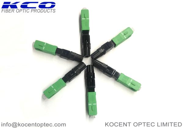 FTTH FTTA Telecom Grade 0.3dB SC/APC Field Assembly Fast Connector