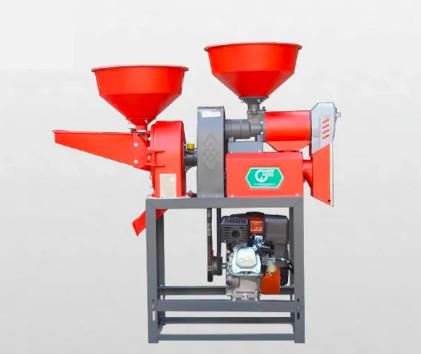 2 In 1 Combined Rice Mill Machine With 7.5hp Gasoline Motor