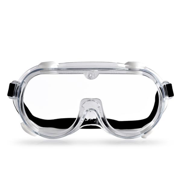 Polycarbonate Medical Safety Goggles , Anti Dust Safety Glasses With Ventilation