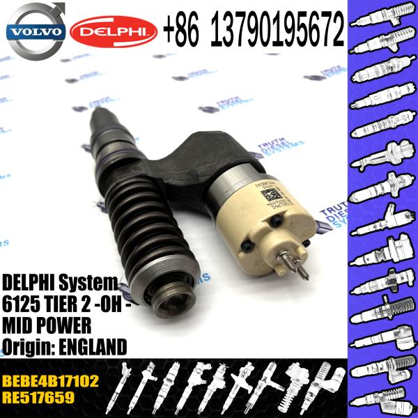 Huida fuel injector common rail fuel injector RE517659 BEBE4B17102 with genuine quality
