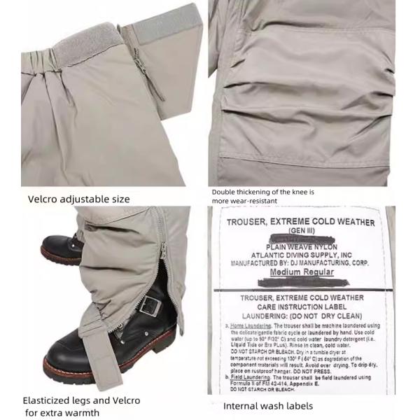 Custom Winter Military Jacket P Cotton Wind and Water Resistant Army Uniform Tactical