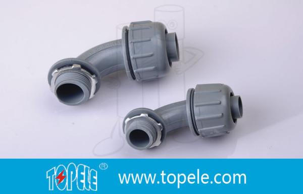 Plastic Flexible Conduit And Fittings , Liquid-tight Conduit 90° Connectors