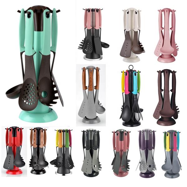 Food Grade Level Nylon Kitchen Tool Utensil Set for Nonstick Cooking Gadgets Ware