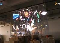 Affichage transparent d'intérieur RVB 800W/Sqm de P10 LED TV