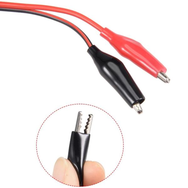 30cm DC Barrel Jack 5.5x2.1mm Male Female to Dual Alligator Clips Power Supply DC Cable for CCTV Camera