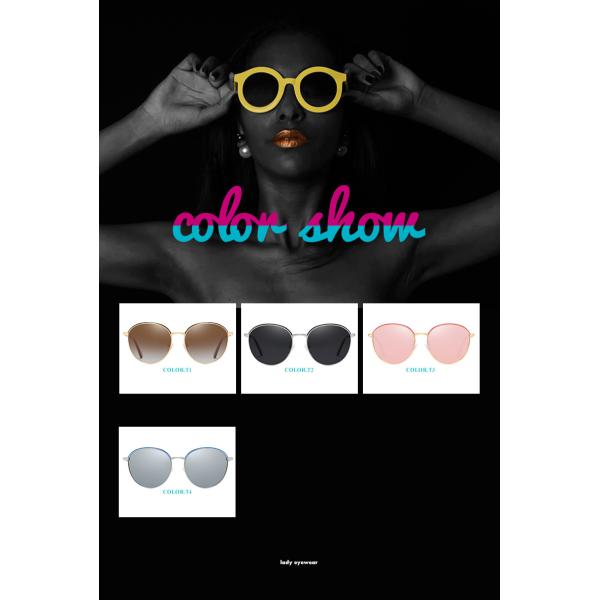 Retro Summer TAC UV400 Protection Sunglasses Metal Women Men Polarized