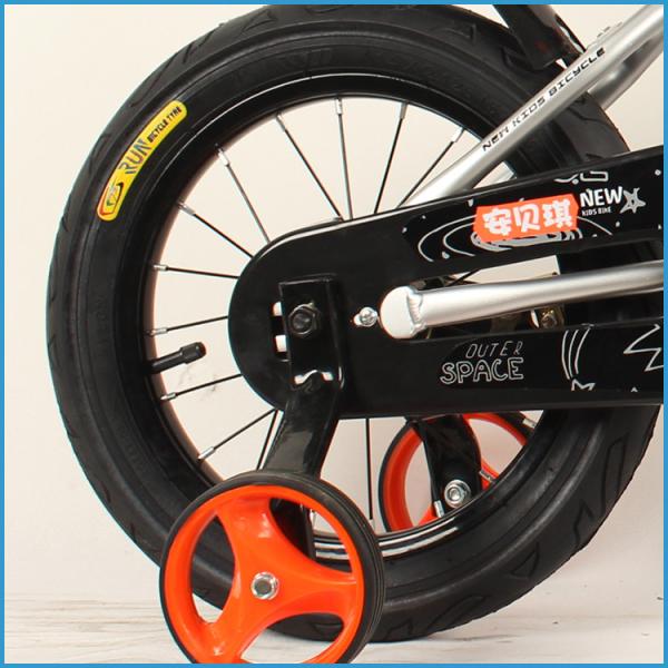 Обычный педальный стальной 14 дюймовый детский велосипед с тренировочными колесами