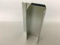 Alta estabilidad estructural de arena de la voladura de los perfiles blancos de plata de la ventana de aluminio