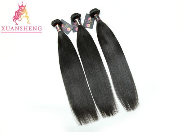 Unprocessed Straight Hair Bundles No Shedding And No Tangle 100g / 105g