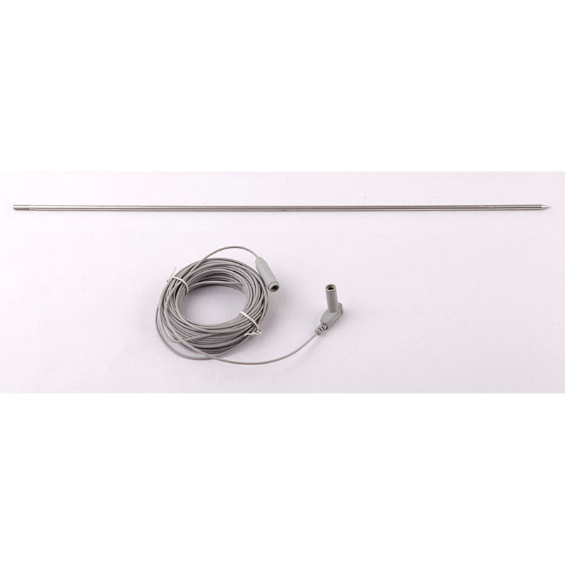 Maxsharer 40ft Dark Grey Cord Stainless Steel Grounding Stake/Rod 4.75MM Pin Stick Earth Connection for Safety for Yoga Mat
